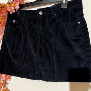 🖤 US POLO ASSN. Black Corduroy Skirt 🖤